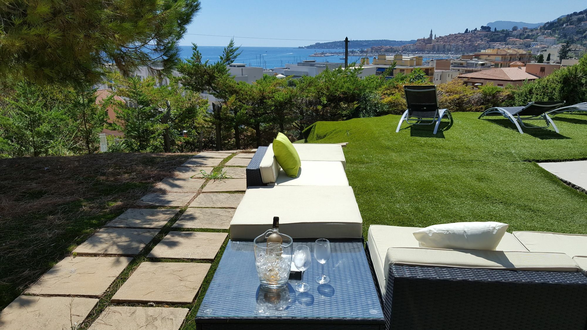 Cap Au Sud,Vue Panoramique Mer,Piscine Menton Exteriér fotografie